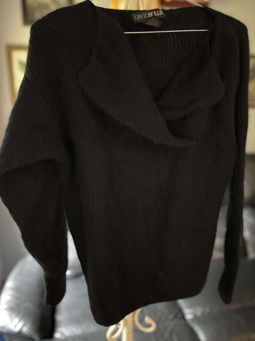 David Hollis Lambswool & Angora Sweater